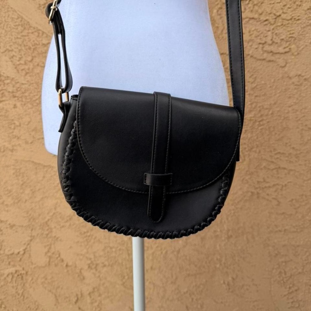 Joe Boxer black saddle bag